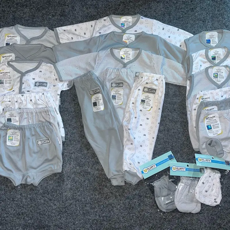 Paket fluffy baju bayi newborn 21 pcs (BACA DESKRIPSI) 1