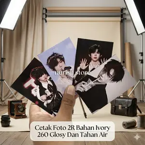 Bisa COD Paket Cetak Foto Ukuran 2R 6x9cm 25, 50, 75, 100, 125, 150, 175, 200 Foto Bahan Ivory 260 Tebal Kualitas Premium Dan Sudah tahan Air, Termurah & 2 Hari Jadi