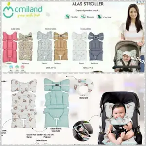 Omiland alas stroller all varian(panda/feather/cube/sloth) Bayi