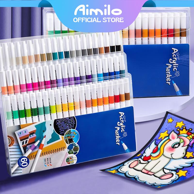[READY] Aimilo Spidol Acrylic Marker Spidol Warna Warni 1 Se - Shop ...