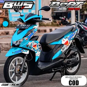 COD Sticker Decal Full Body Honda Beat Deluxe Beat Street 2020 2021 2022 2023 Sticker Beat Deluxe Street Gambar Doraemon Beat Doraemon FX 19