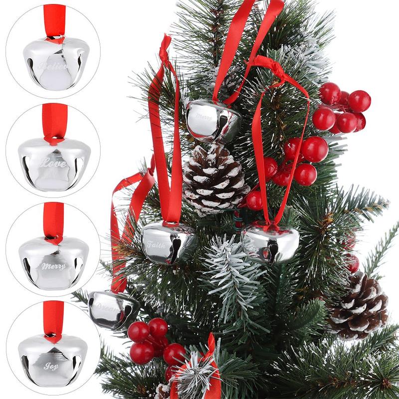 Decoration Holiday Craft Christmas Jingle Bells Christmas Believe Bells Ornament Joy 0