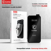Gambar COPPER For Samsung A21s - Tempered Glass GLOSSY Full Glue | Anti Gores Kaca Premium dari Copper Surabaya Kota Surabaya 1 Tokopedia
