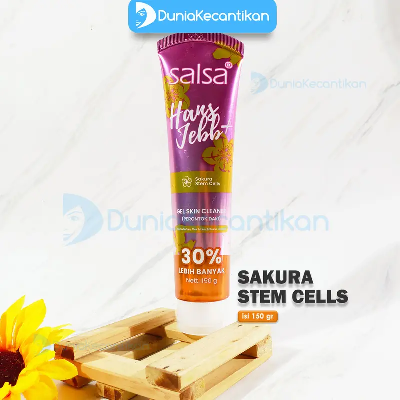 NEW! SALSA Hans Jebb+ Gel Peeling  150ML Skin Cleanser Exfoliating Gel Scrub Perontok Daki & Ketiak Hitam Melembutkan Mencerahkan 2