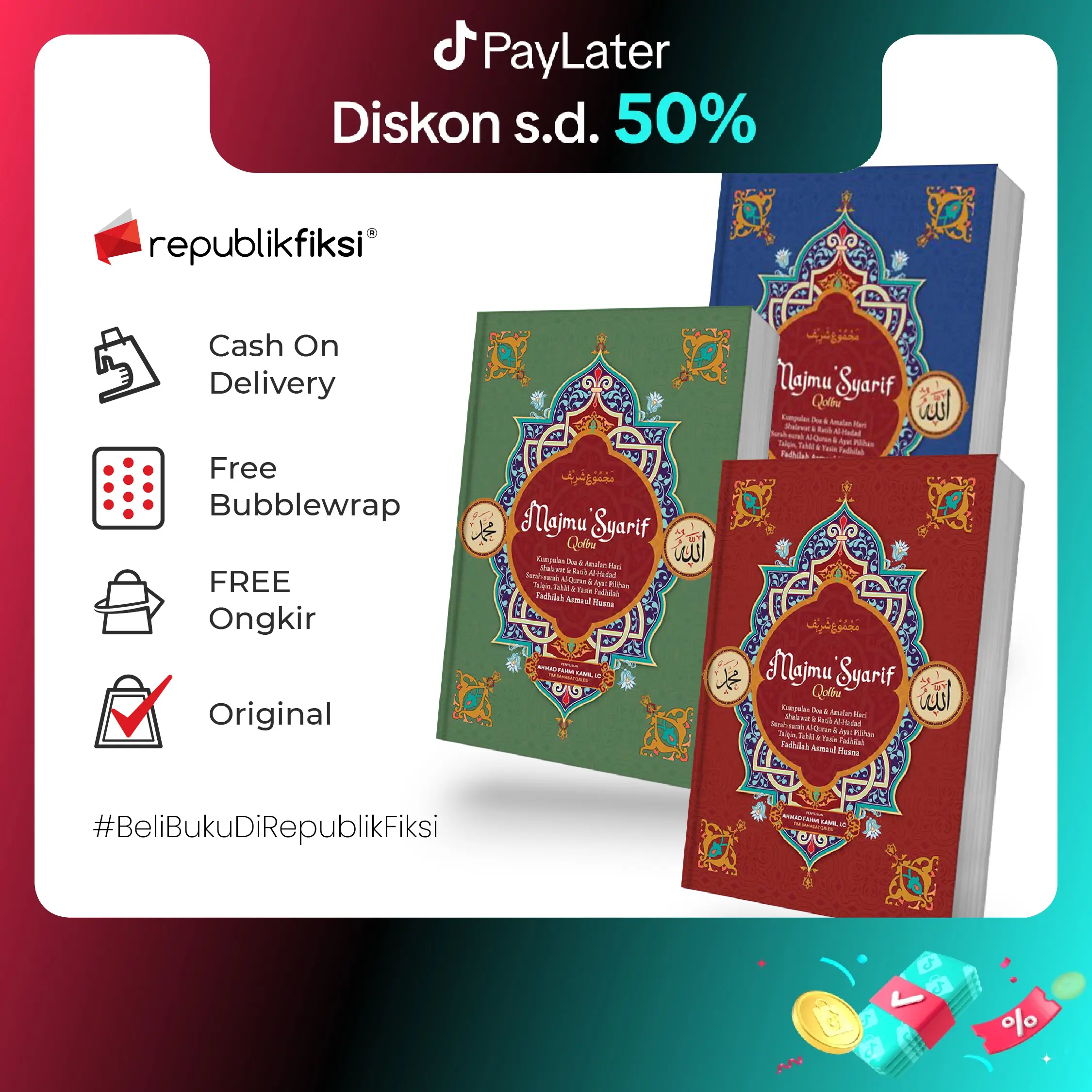 [READY STOCK] Kitab Majmu' Syarif Qolbu (Hardcover) - Wahyu Qolbu Yasin Mushaf
