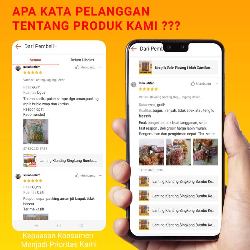 Jagung Marning Pedas Manis Original 400gram 7