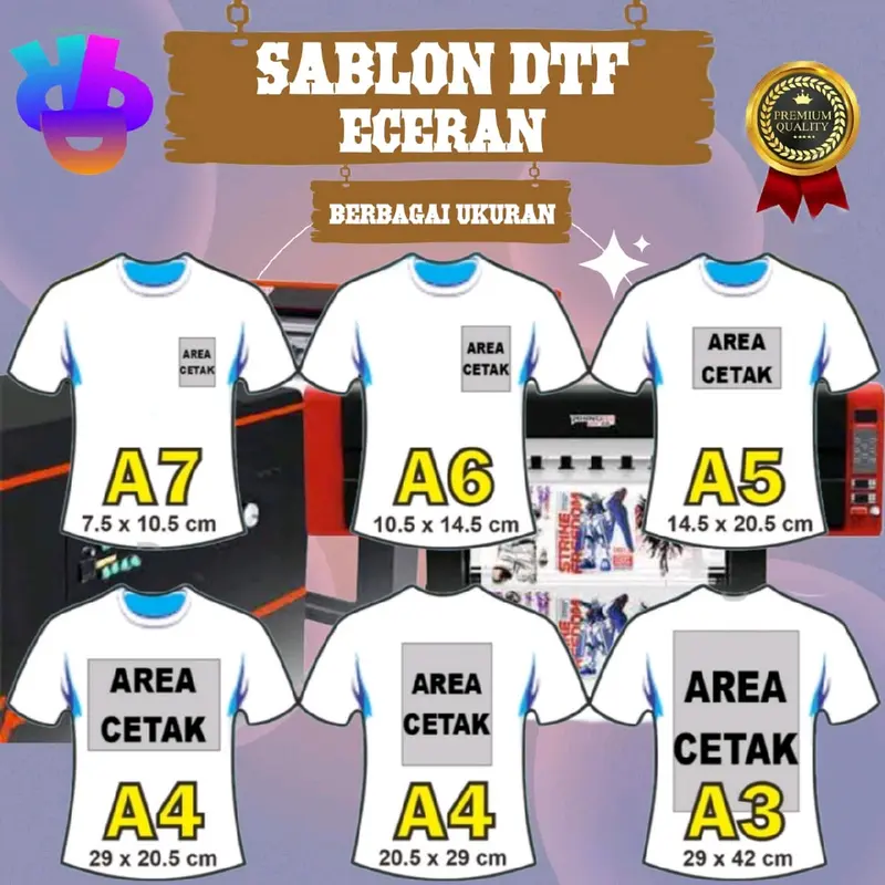 Sablon Setrika DTF custom Design Sukasuka Baju 0