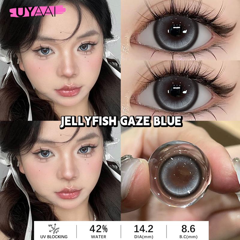 [COD] UYAAI SOFTLENS Jellyfish Gaze COLOR LENSA KONTAK BIG EYES 14.2-15 MM USE 6 MONTH Contact Lens 1