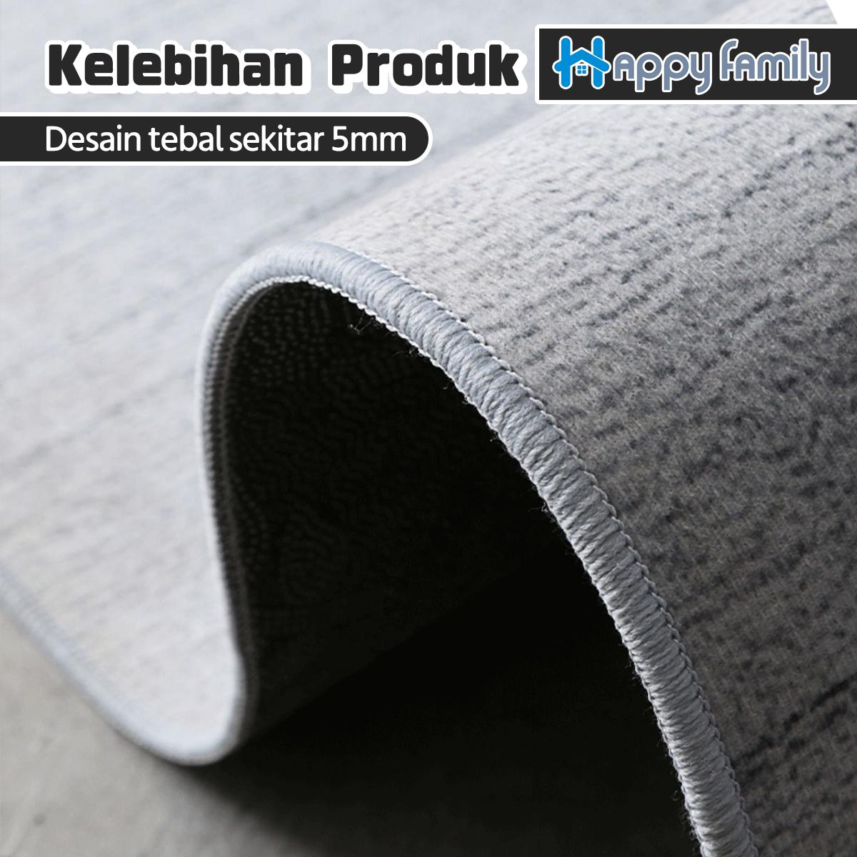 (HF) X Racunnuuna Karpet Polyester Jumbo UK 160x210CM Motif Eropa Aesthetic Tebal 5MM HIGH QUALITY