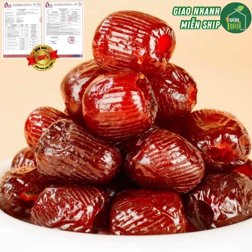  COMBO 2 Táo Sấy Dẻo Không Hạt 400g TẶNG 6 BÁNH XÀ LAM Nhân Dừa Non VƯỜN TƯƠI 