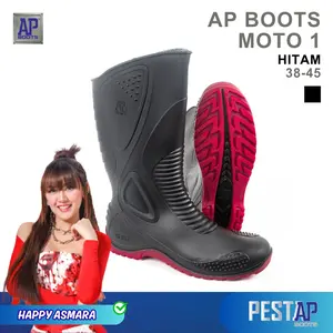 AP Boots MOTO 1 -Sepatu Boot PVC
