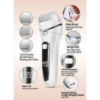 Gambar Penghalus Tumit Kaki / Penghalus Kaki Elektrik Untuk Kulit Mati Dan Kapalan / Electric Callus Remover Pedicure Menicure/Perawatan & Kecantikan - Putih dari BENBO Kab. Tangerang 3 Tokopedia