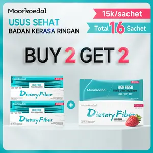 MOORKOEDAL Dietary Fiber Minuman Serat Makanan-pembersihan usus-Sembelit-BAB- kesehatan usus