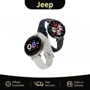 Jam Tangan Pintar Jeep, S02, Skrin IPS HD, Panggilan Bluetooth, Jam Tangan Sukan, Kalis Air, dengan Kadar Jantung, Oksigen Darah dan Pengesanan Tidur, Sesuai untuk Perniagaan dan Kehidupan Harian Lelaki Main Balik Muzik Kalis Air Gaya Hidup Smart Watches