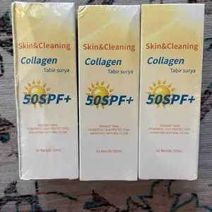 Skin&Cleaning Collagen Tabir Surya 50 SPF+ 50ml - Perlindungan Sinar Matahari untuk Kulit Cerah dan Alami