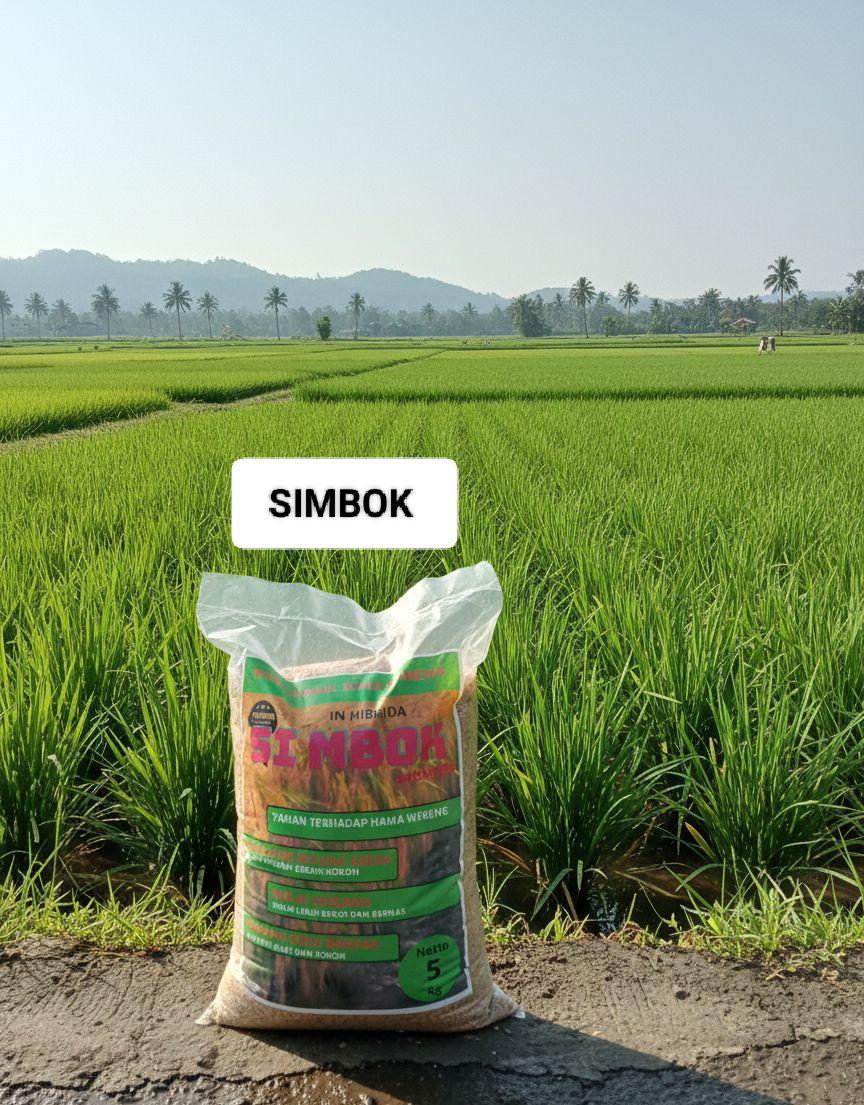 Benih padi/bibit padi unggul Si mbok 5kg berkualitas hasil tinggi