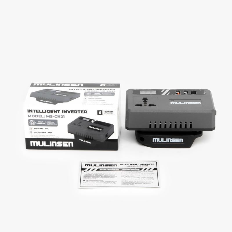Đế chuyển MULINSEN MS-CN21 chân pin phổ thông, cắm được quạt ,bóng đèn , BH 6 tháng , chính hãng 0