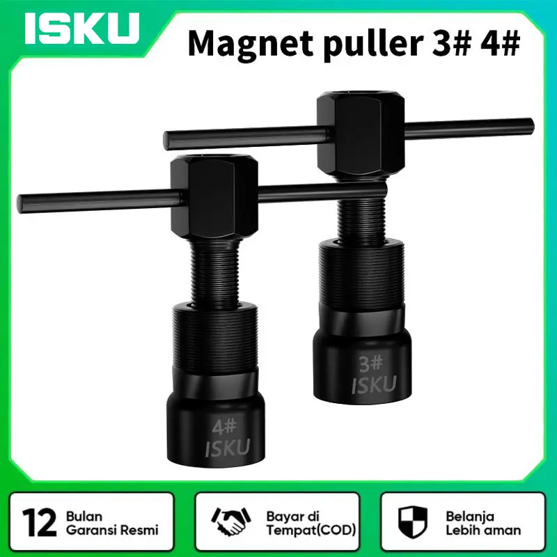 ISKU Treker Magnet #3 #4 Alat Bengkel Motor Tracker Puller Buka Magnit