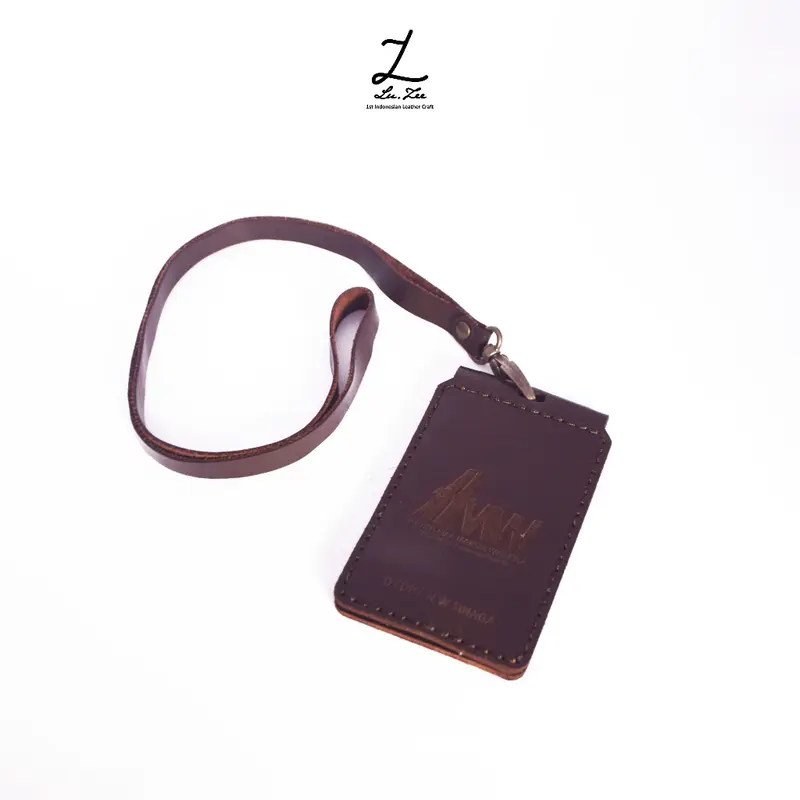 Luzee Lanyard | Lanyard Kulit Asli Custom | Idcard Kulit | Lanyard Magnet 4