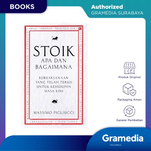 Gramedia Surabaya - Buku Stoik: Apa Dan Bagaimana ( Massimo Pigliuucci )