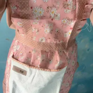 Celemek Dapur Lucu Motif Bunga Celemek Dapur Korean Style Celemek Masak Anti Minyak