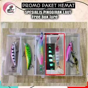 Minnow paket & Micro Jig Gratis Box Lure Umpan