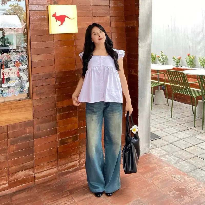 Unisex - Highwaist Oversize Baggy Loose Weekend Jeans Retro 4