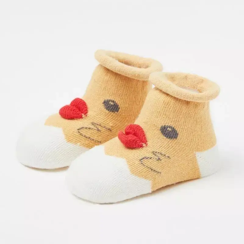 Brownieground Kaos Kaki Pendek Anak Bayi Laki Laki & Perempuan Usia Newborn 0 Sampai 12 Bulan Motif Karakter Polos Kk-8708 4