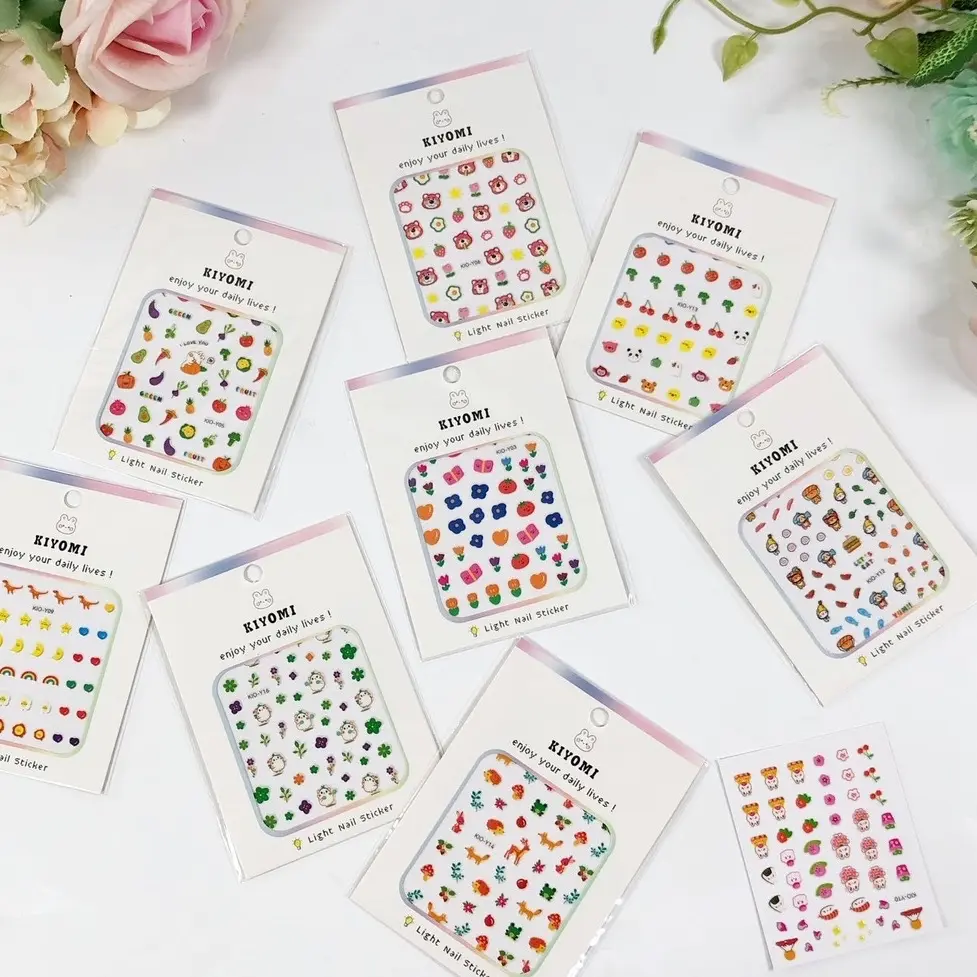 Stiker kuku anak / sticker kuku glow in the dark / light nail art