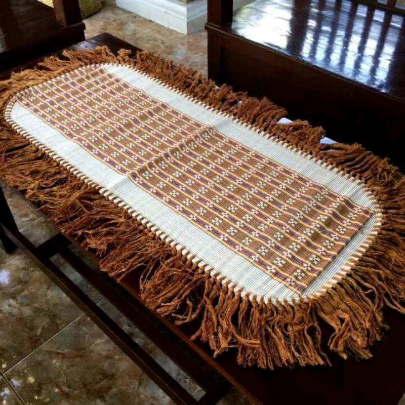 Taplak meja tamu pinggiran Benang rajut tradisional 2