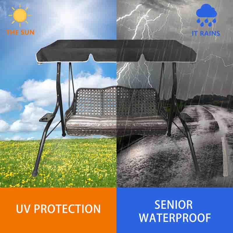 Product Introduction of Porch Swing Awning Replacement Waterproof Swing Canopy Garden Outdoor Patio Hammock Swing Awning 20