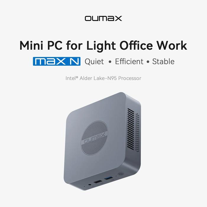 Promo Mini PC Beelink OUMAX Intel Alderlake N95 Gen12 8/256GB SSD