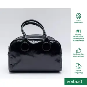 [4.4PRIL KEJUTAN HARGA] Voilaid Soft Bowling Bag Crinkle Black