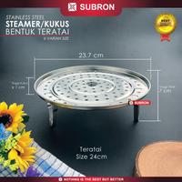 Gambar SUBRON Steamer Alas Kukus Teratai 24 cm Tatakan Stainless Steel 6 Pilihan Ukuran Gambar - - dari SUBRON KITCHENWARE Kab. Bandung 1 Tokopedia