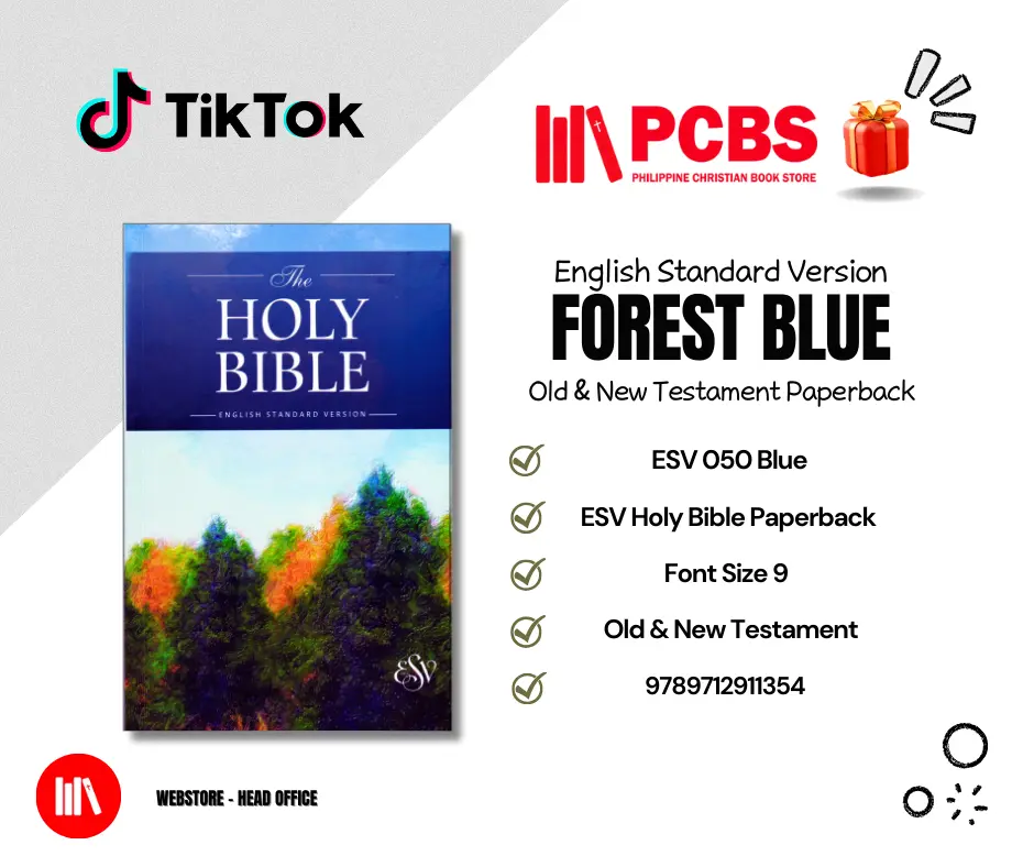 PCBS ESV Holy Bible Forest Blue (FONT SIZE 9/OLD & NEW TESTAMENT) ESV 050 : English Standard Version