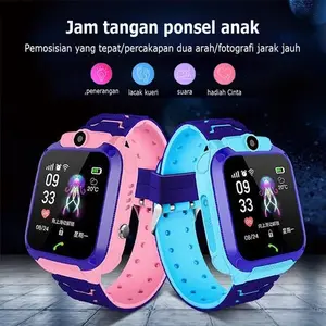 Q12pro Anti Air IP67 tangan anak telepon/Smartwatch Jam tangan anak untuk telepon-Gps Digital Waterproof Kids Smart Watch