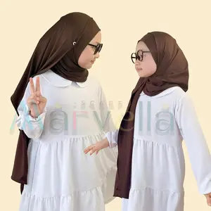 Pashmina Instan Kids Kancing Jilbab Anak Pastan Jersey Premium umur 02 - 07 Tahun