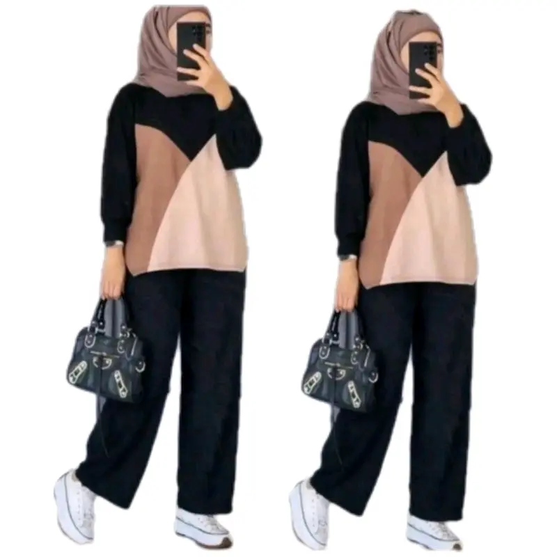 ONE SET WANITA TERBARU // ONE SET MELYA // SETELAN WANITA TERBARU BAHAN CRINGKLE AIRFLOW PREMIUM // ATASAN CELANA Crinkle Panjang