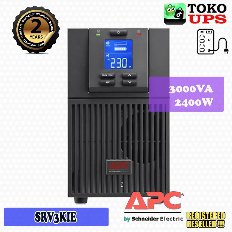 UPS APC SRV3KIE SRV3KI-E 3000VA 2700W Easy Smart UPS Online