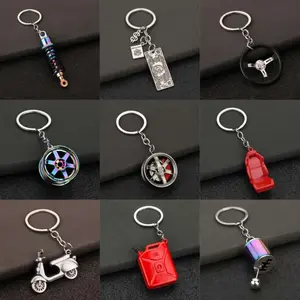 Keychain Gantungan Kunci Porsche Hadiah Aksesoris Tas Motor Vespa Ban Velg Persneling Mobil Souvenir
