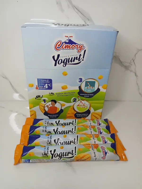 CIMORY YOGURT STIK 40 GRAM, ISI 25 PCS.  ADA 6 RASA, MIX RASA Food Susu Cemilan 1