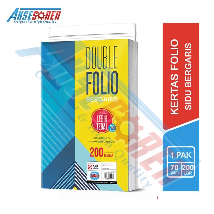 Kertas Double Rulling Folio Bergaris Sinar Dunia [200 Lembar/70 - Shop ...
