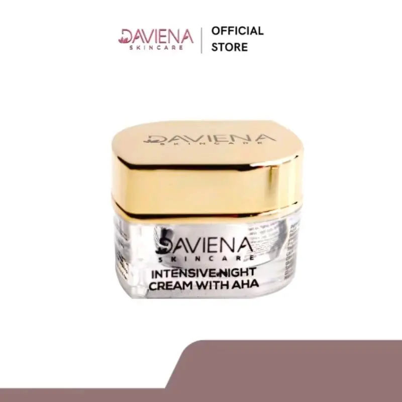 DAVIENA SKINCARE - Night Cream Gold Series 10gr | Anti Aging Skincare | Face Cream | Krim Wajah | Krim Malam | Skincare Daviena