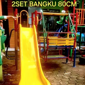 AYUNAN BESI. MAINAN 2SET BANGKU 80CM. GRATIS ONGKIR JABOTABEK