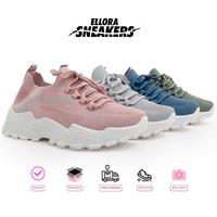 Gambar ELLORA Sneakers Wanita (36-40) Sepatu Sport Casual Anti Slip Bagus Keren Kece Elegant Bahan Mesh UB02 - Grey, 36 dari Ellora Sneakers Kab. Tangerang 1 Tokopedia