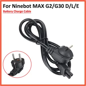 Charger Power Cord For Ninebot MAX G2 G3 G30 G30D/LP/LE G65 Electric Scooter Battery Power Charging Line Replacement Parts