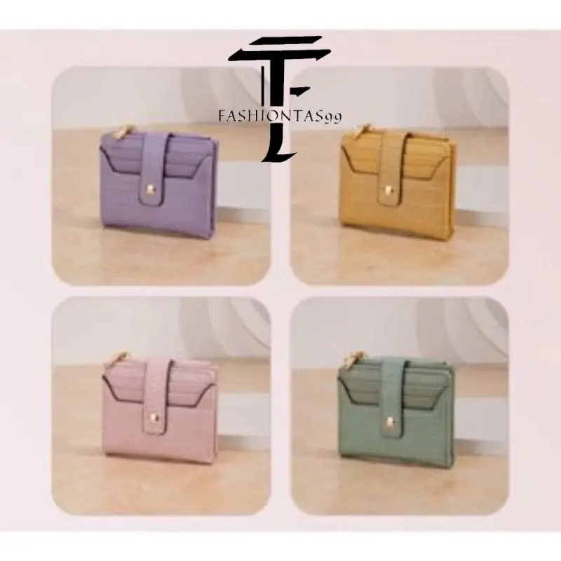 Dompet Mini Lipat Croco Biasa - Dompet Lipat Mini Terbaru Kulit Wanita 1