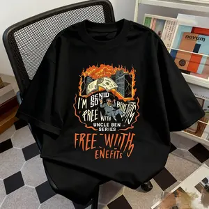 T-shirt Lengan Pendek Hitam "CASH" Personalisasi Gaya Hip Hop Longgar Oversize Top Desain Kecil Trendy Esensial untuk Gaya Jalan Anda kaos  oversize  boxy