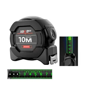 Meteran Tukang Lebar 25mm Neon alat ukur Measuring tape auto lock pita pengukur