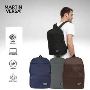 Collection Martin Versa Tas Ransel Pria Backpack Men Laptop Kanvas  Canvas
